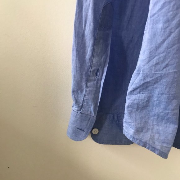 Diesel Black Gold Mid Blue End Casual Dress Shirt - Picture 7 of 15